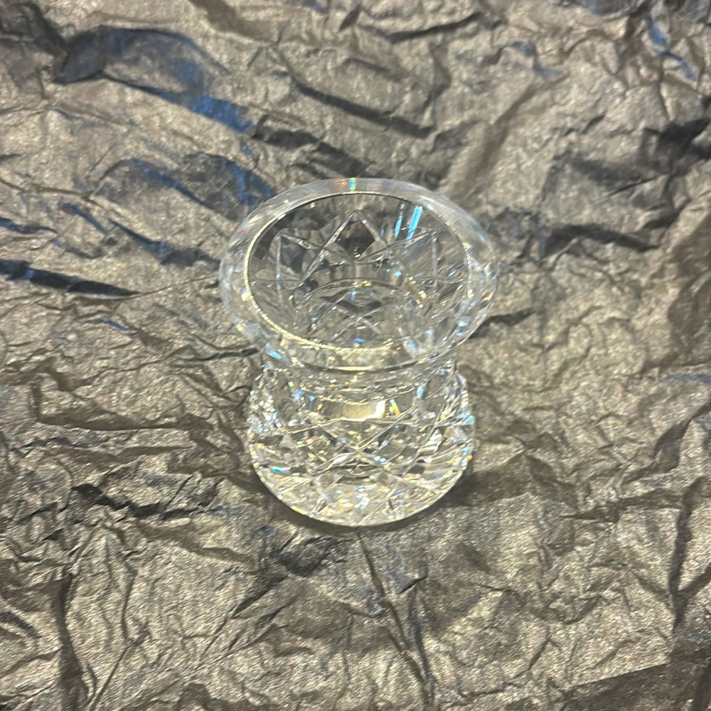 Waterford small jar/vase/toothpick holder